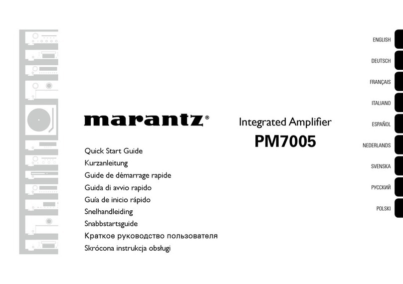 Marantz PM7005 User manual