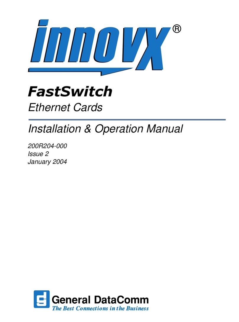 Innovx FastSwitch Installation & operation manual