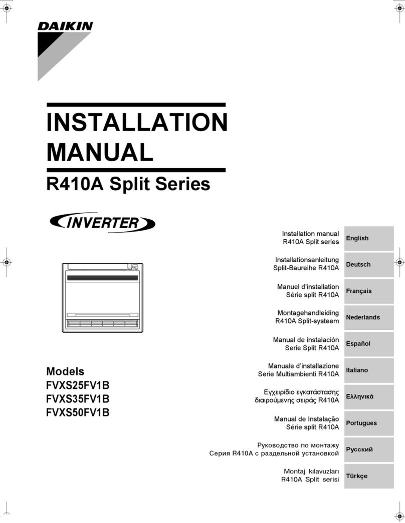 Daikin Super Multi NX FVXS25FV1B User manual