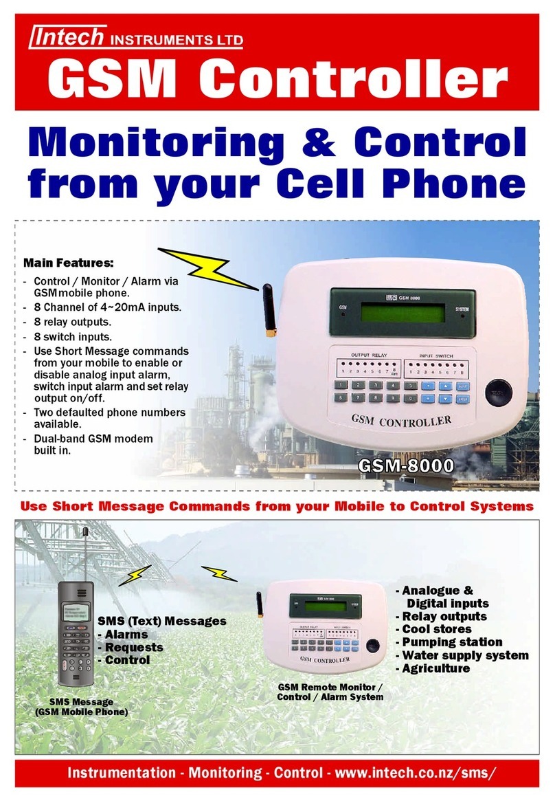 Intech GSM-8000 user guide