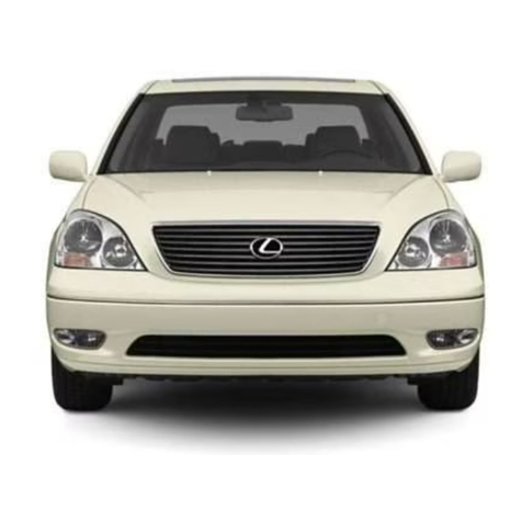 Lexus 2003 LS User manual Lexus 2003 LS User manual