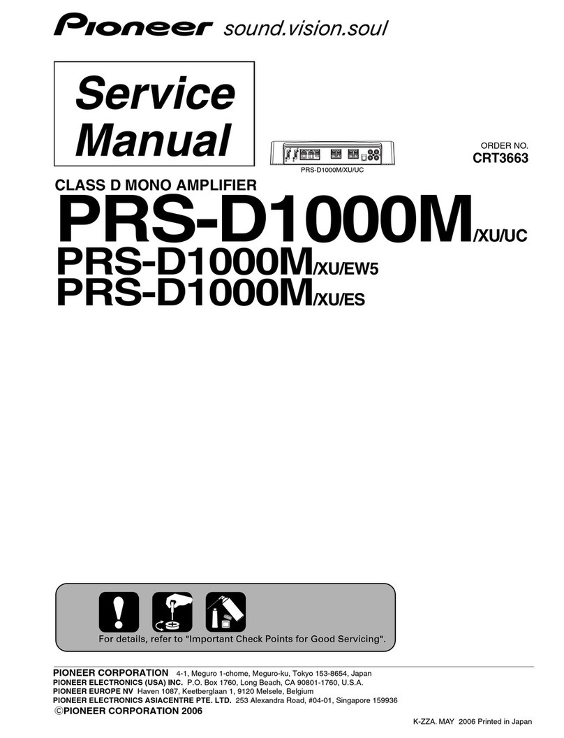 Pioneer PRS-D1000M User manual