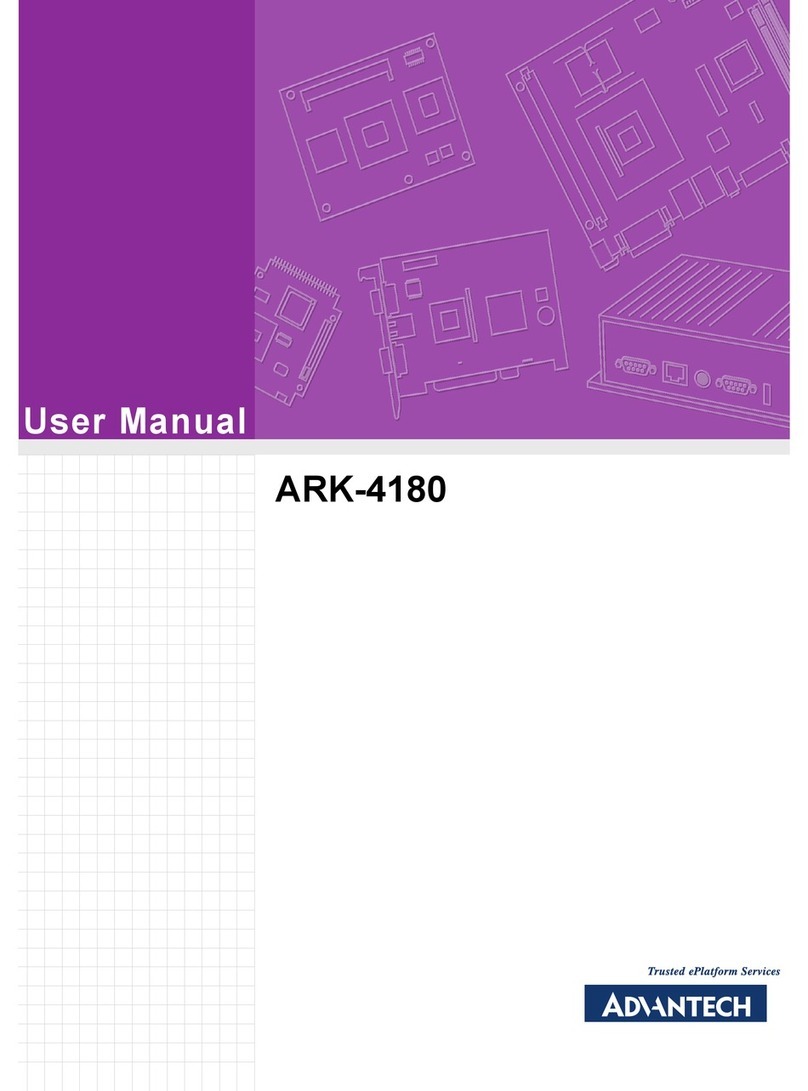 Advantech ARK-4180 User manual