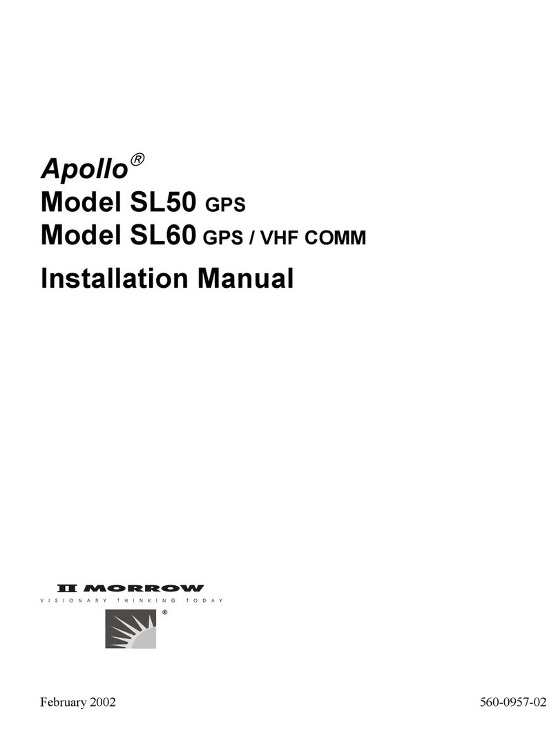 II Morrow Inc. Apollo SL50 GPS User manual