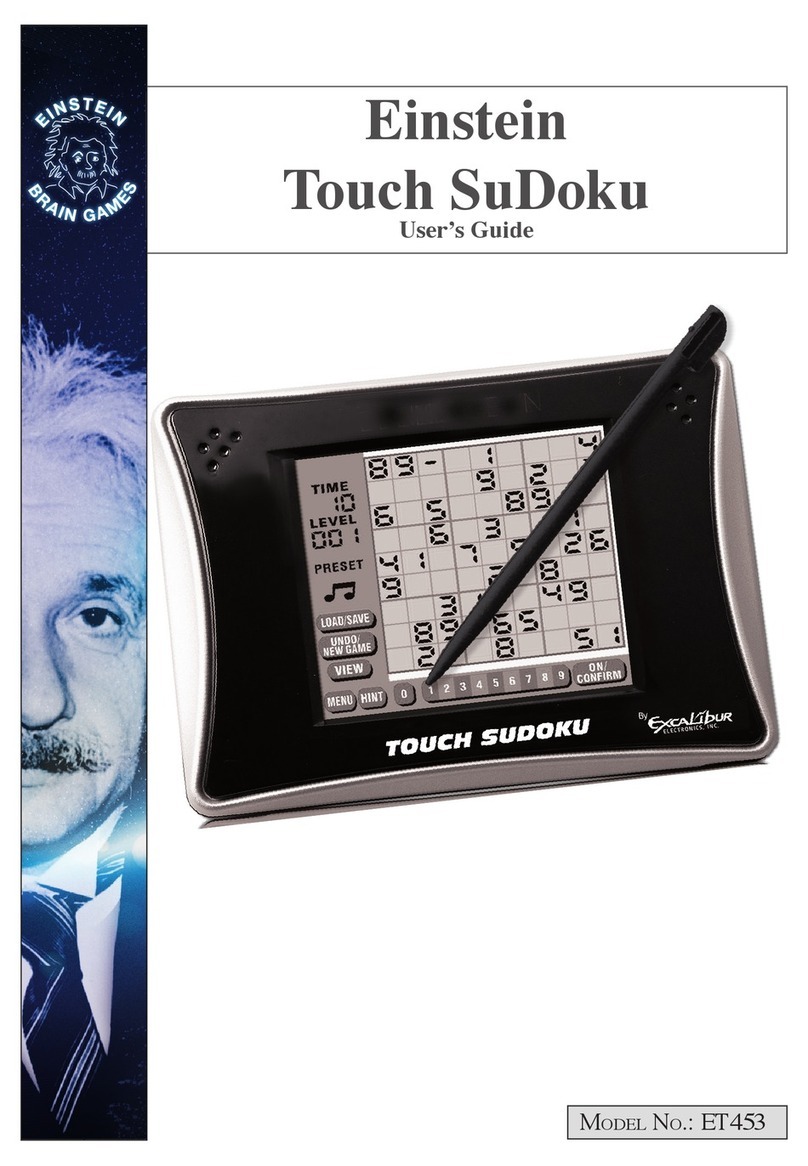 Einstein Touch SuDoku user guide Einstein Touch SuDoku user guide