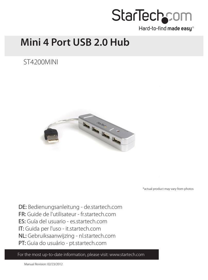 StarTech.com ST4200MINI user guide StarTech.com ST4200MINI user guide