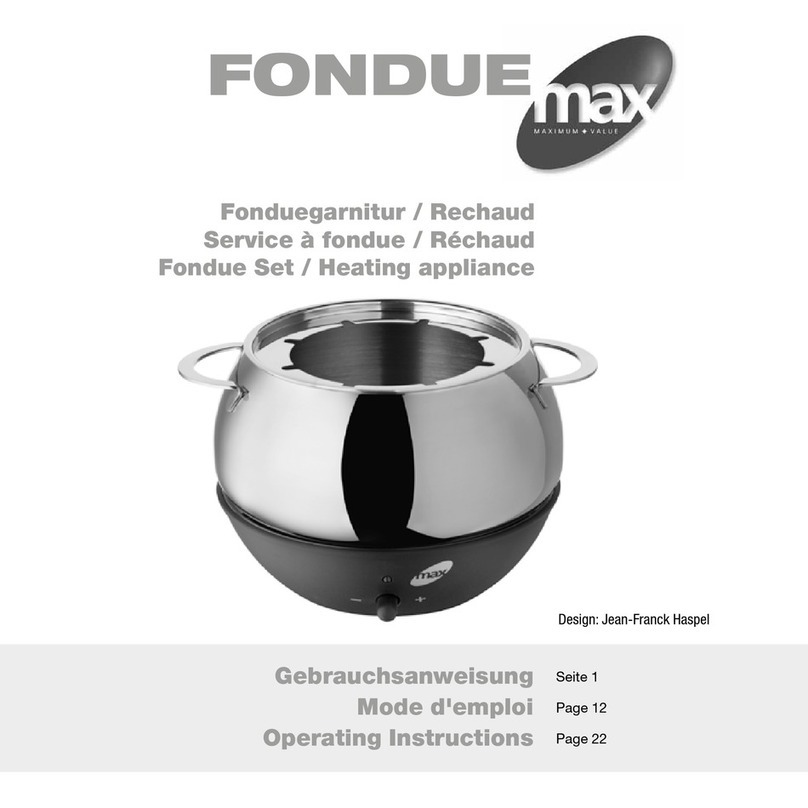 FONDUEmax Fondue Set User manual