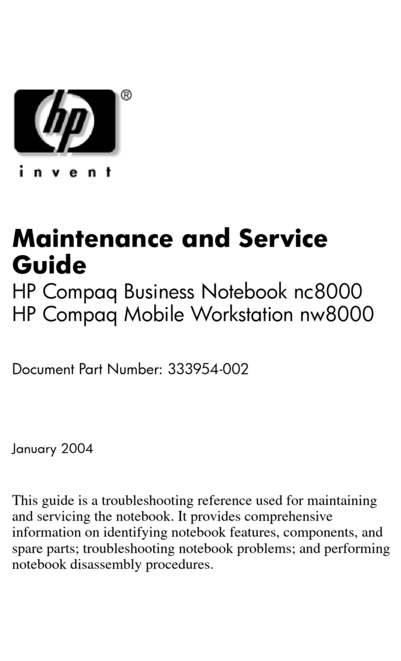 HP Compaq nc8000 Manual