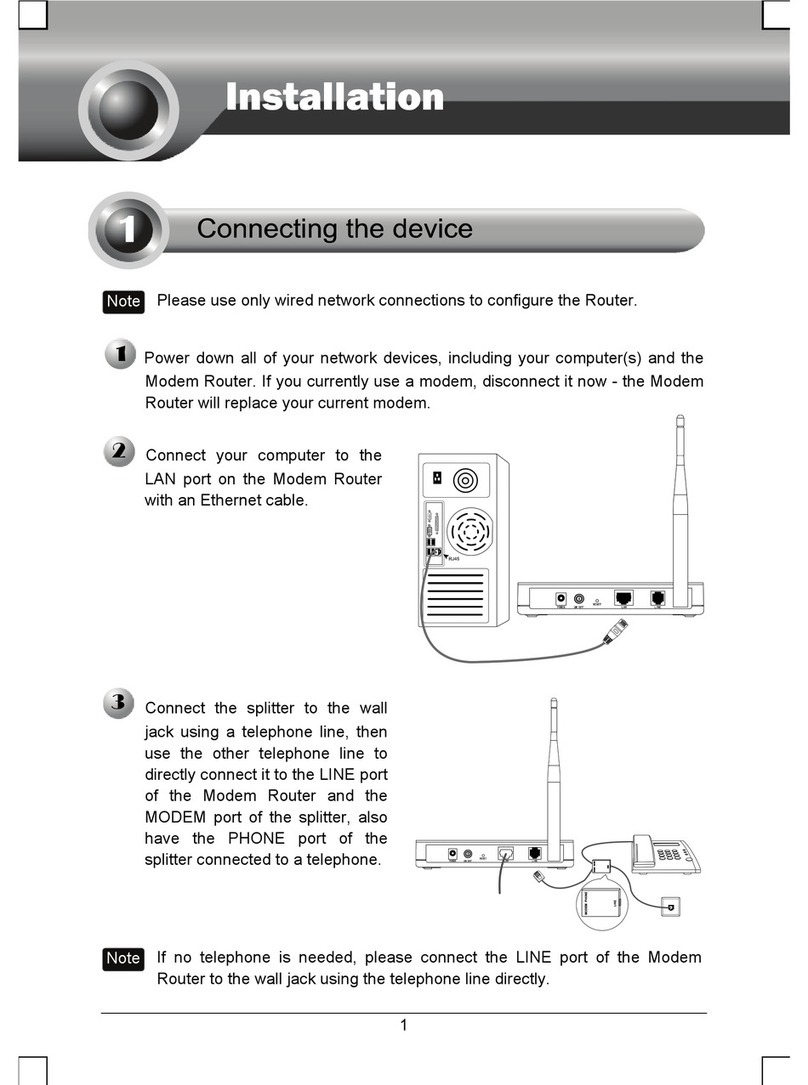 TP-Link TD-W8151N User manual TP-Link TD-W8151N User manual