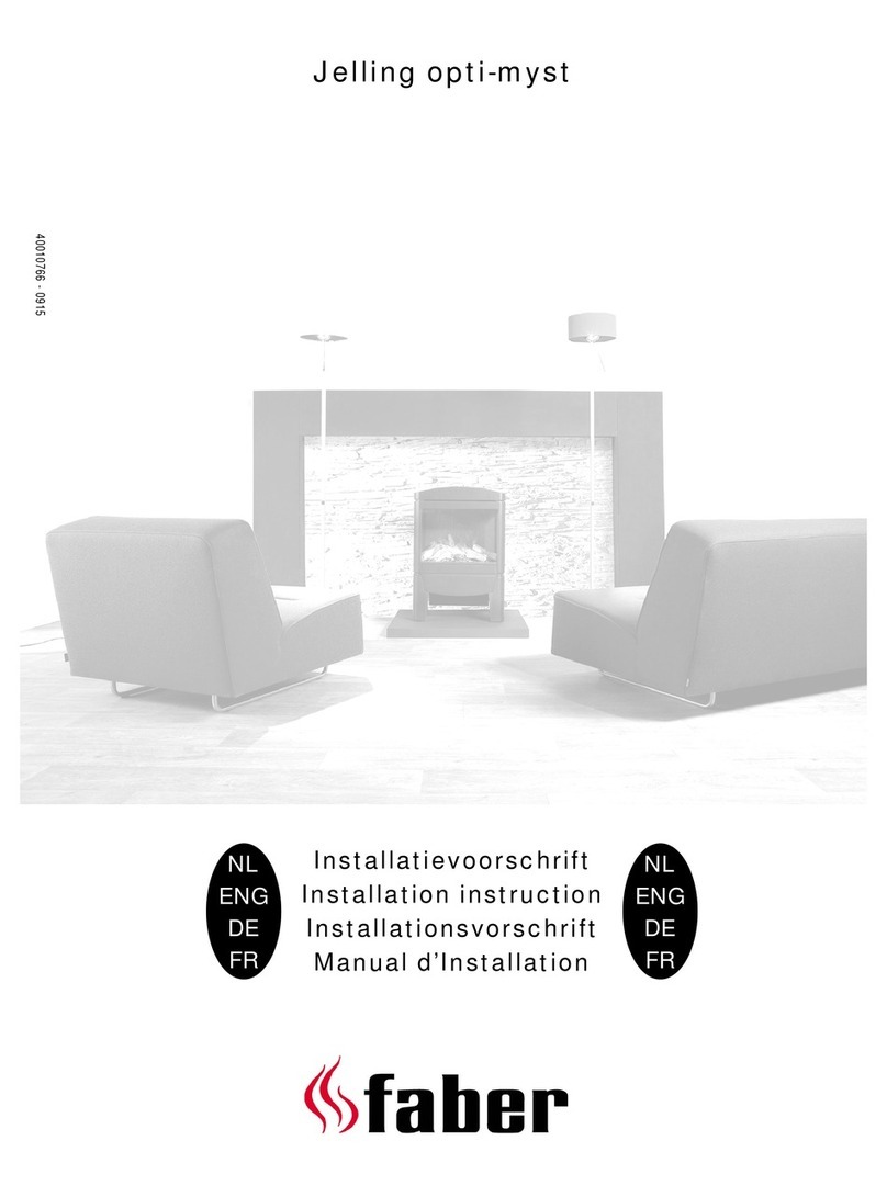 Faber Jelling opti-myst User manual Faber Jelling opti-myst User manual