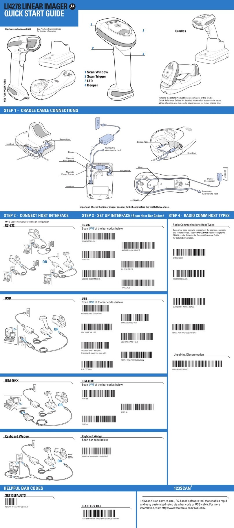 Motorola LI4278 User manual