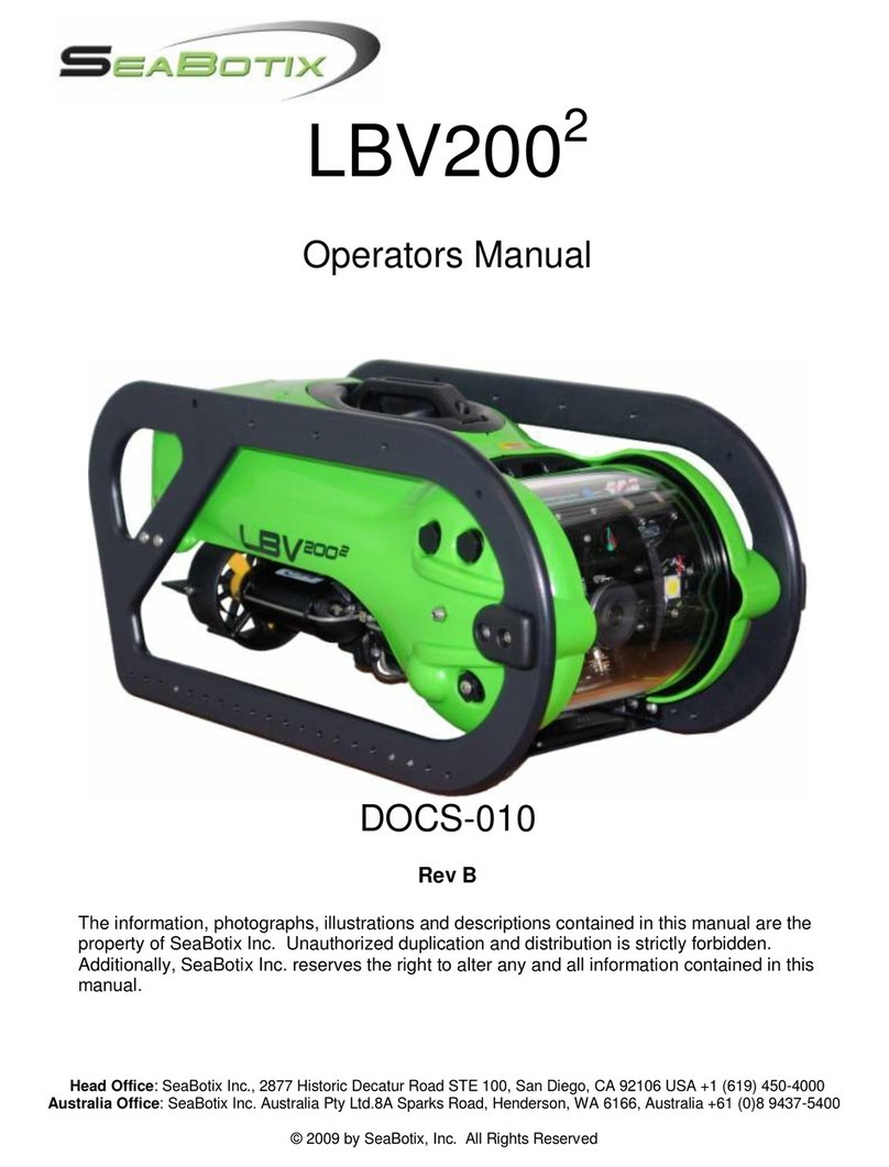 SeaBotix LBV2002 Operator's manual