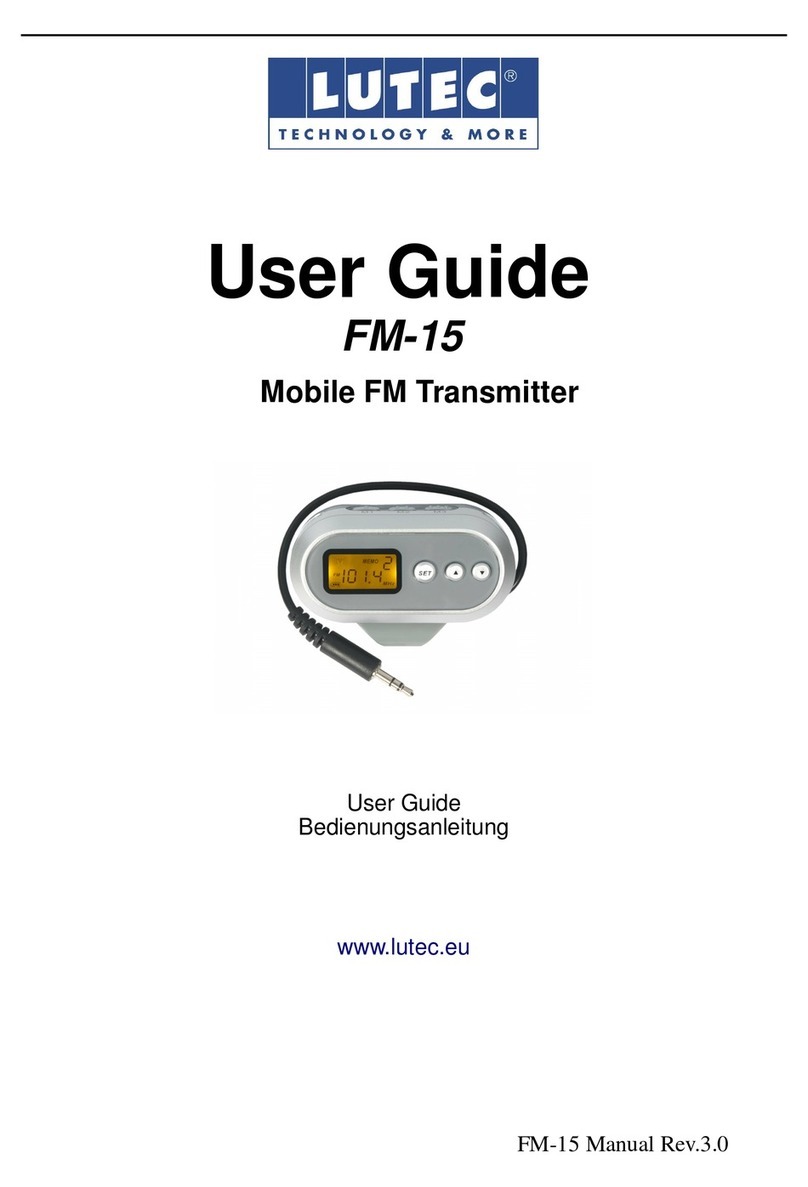 LUTEC FM-15 user guide