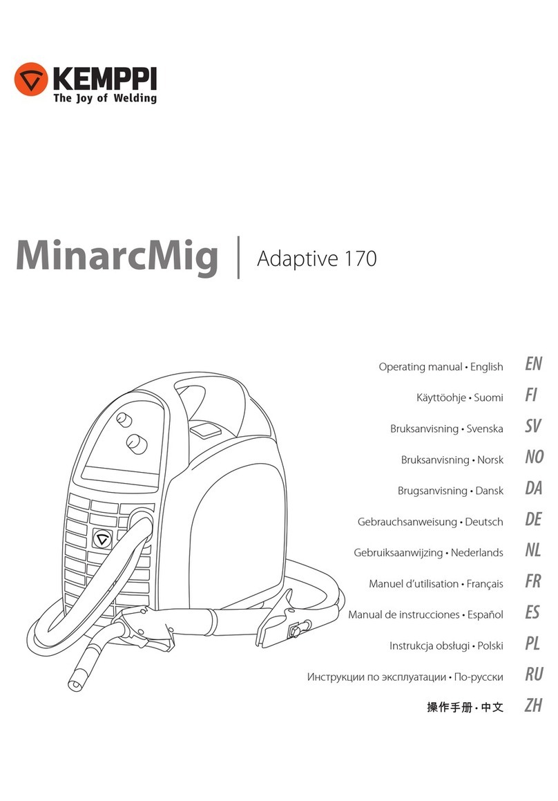 Kemppi Adaptive 170 User manual