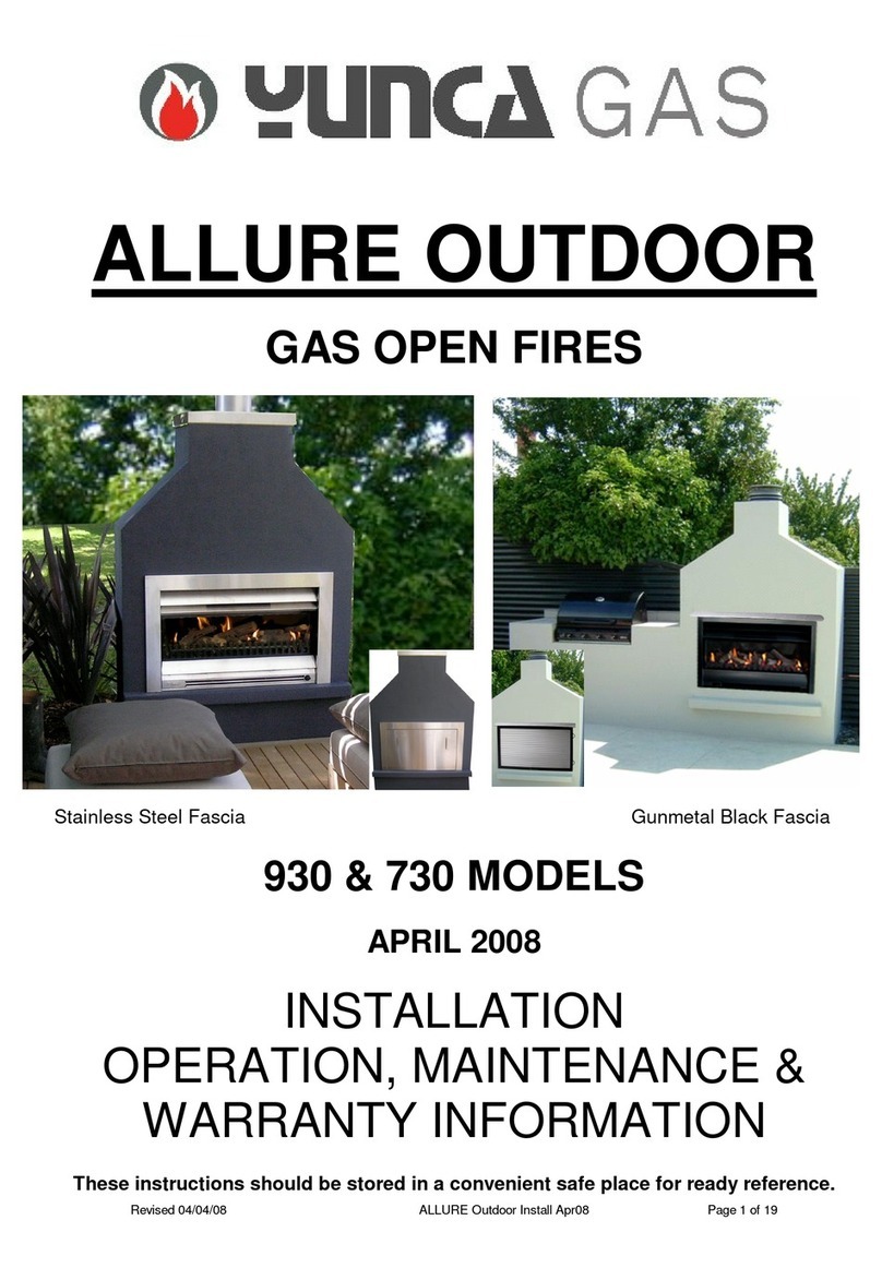 Yunca Gas 930 Installation operation & maintenance