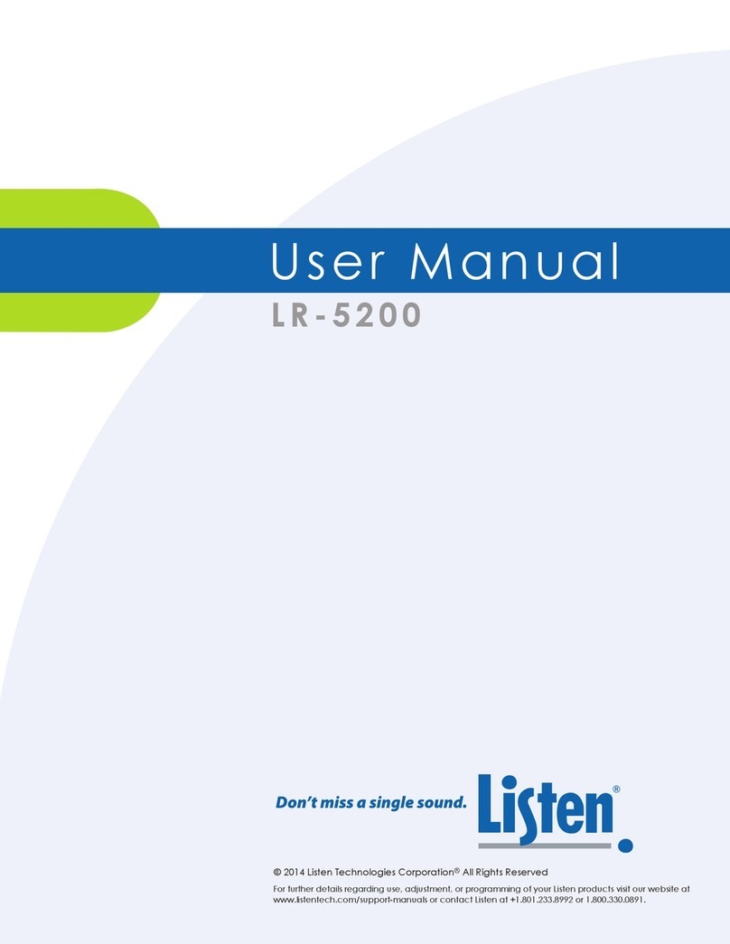 Listen LR-5200 user manual