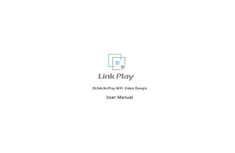Link Play DLNA/AirPlay WiFi Video Dongle user manual