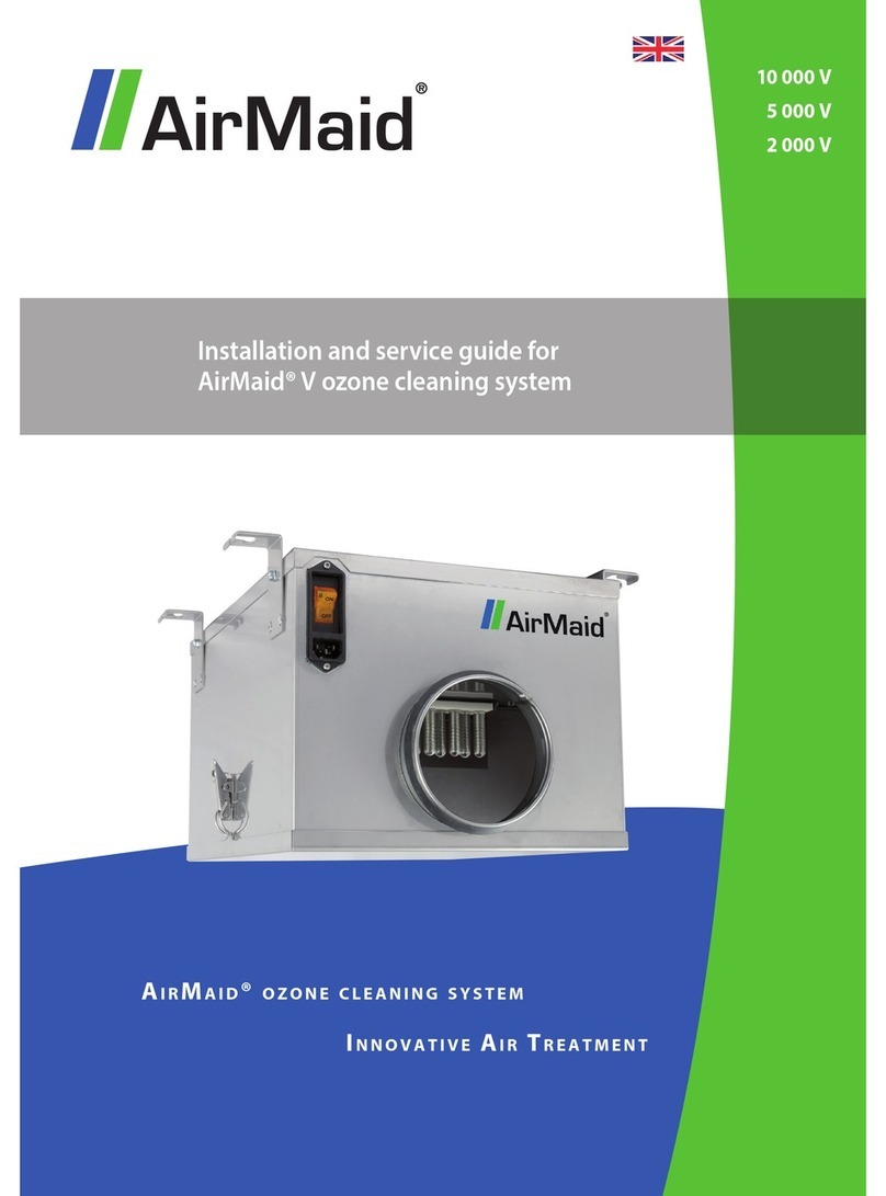 AirMaid 10 000 V Installation and maintenance instructions AirMaid 10 000 V Installation and maintenance instructions