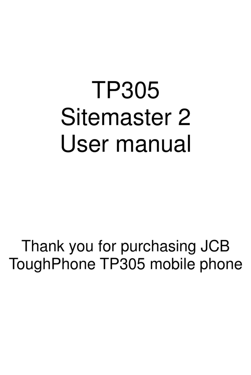 jcb TP305 Sitemaster 2 User manual
