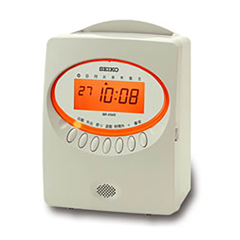Seiko Precision QR-6550 user manual