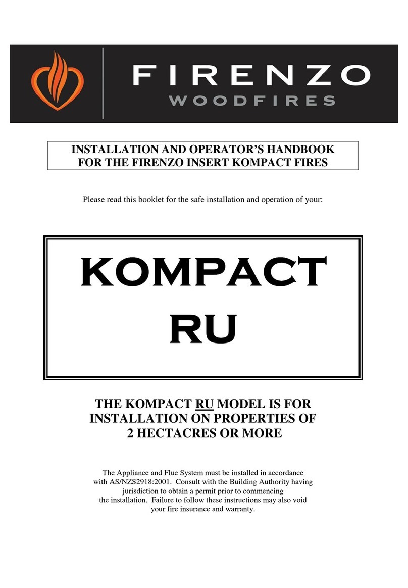 Firenzo KOMPACT RU Installation and operator's handbook Firenzo KOMPACT RU Installation and operator's handbook