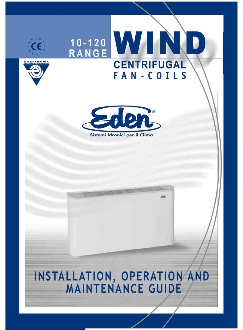 Eden W10 Installation, operation and maintenance guide