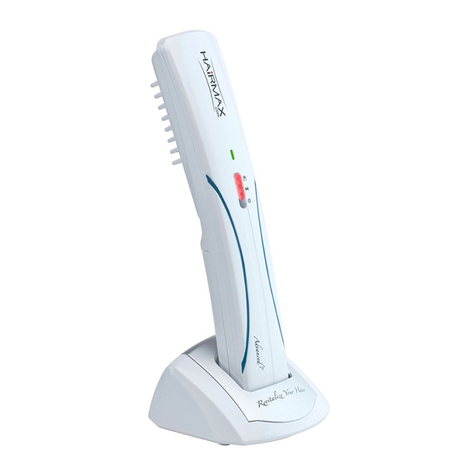 HairMax LaserComb Lux 9 user manual