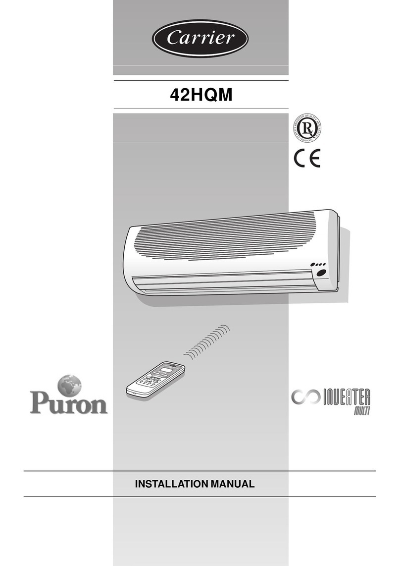Carrier 42HQM Series User manual