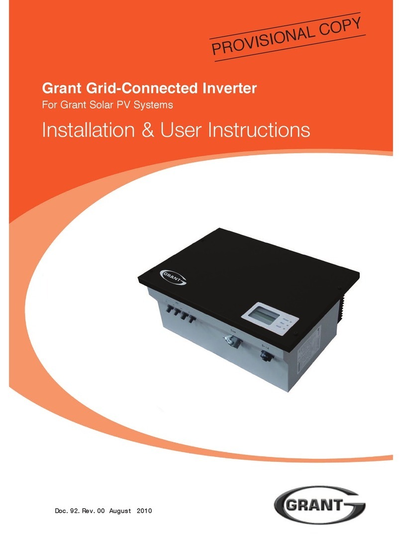 Grant AS 1.0 Installation & user's instructions Grant AS 1.0 Installation & user's instructions