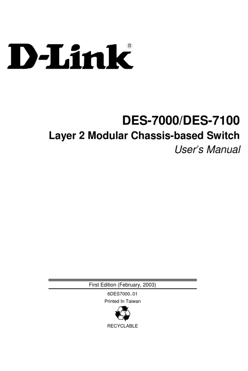 D-Link DES-7000 Series User manual