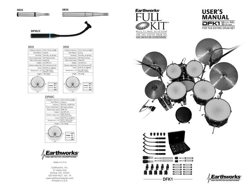 Earthworks SR25 user manual