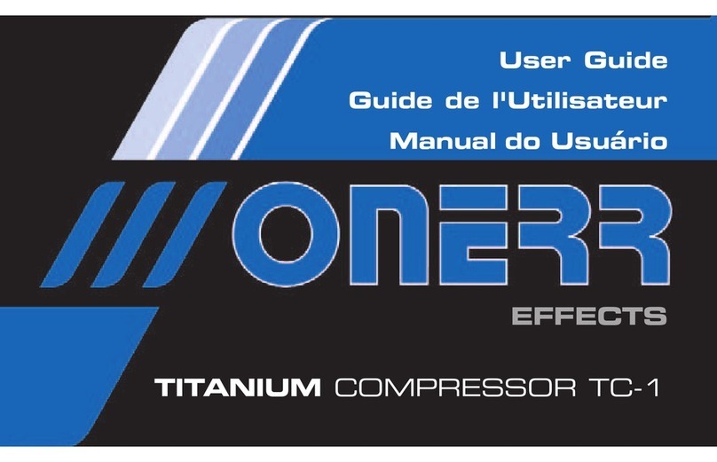 Onerr Titanum Compressor TC-1 User manual
