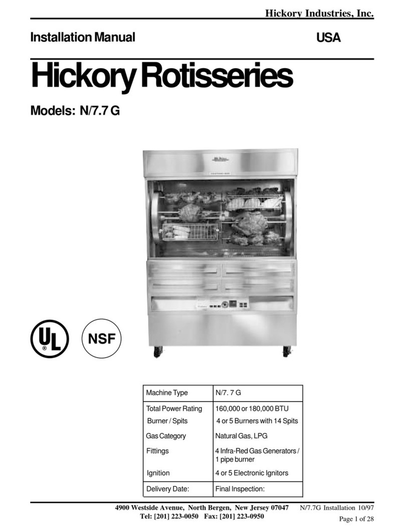 Hickory N/7.7 G installation manual