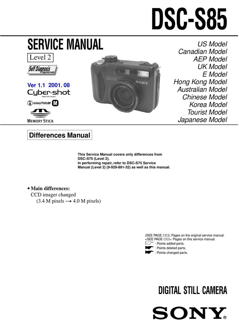 Sony DSC-S85 User manual