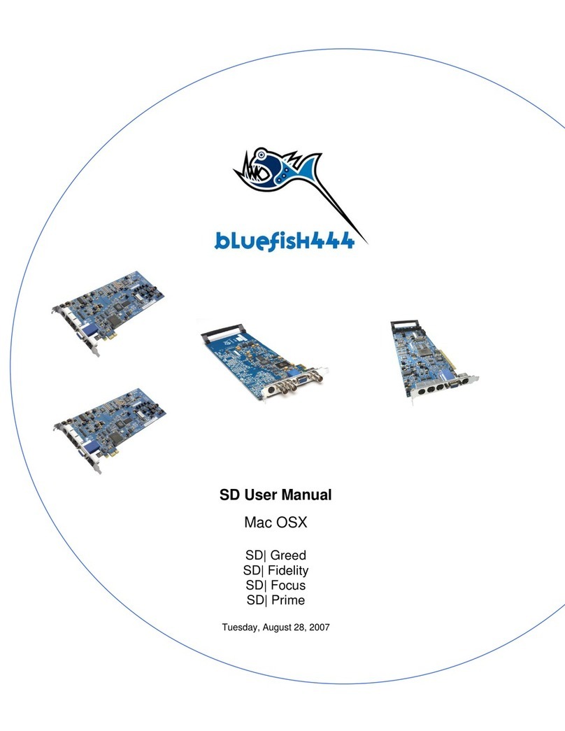 Bluefish444 Mac OSX SD user manual
