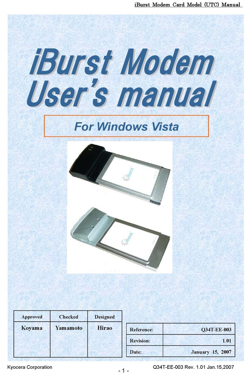 Kyocera iBurst user manual
