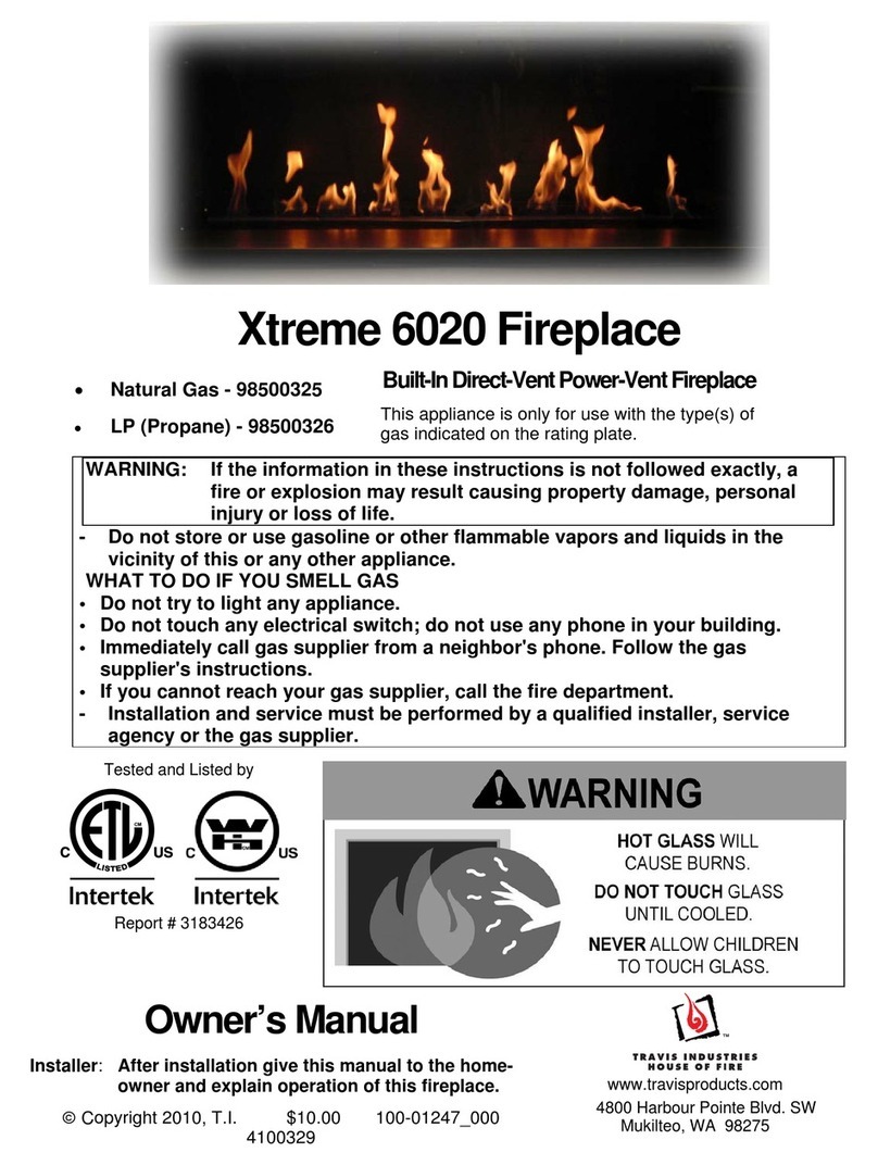 Travis Industries Xtreme 6020 User manual