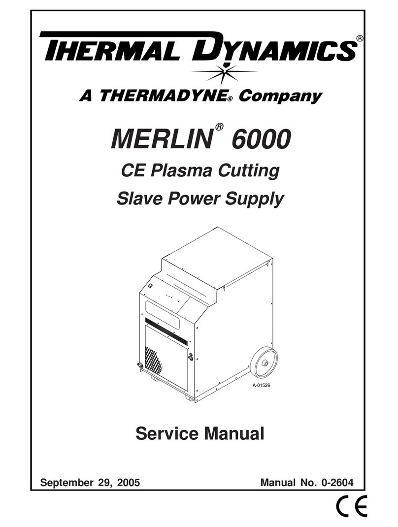 Thermal Dynamics MERLIN 6000 Service manual