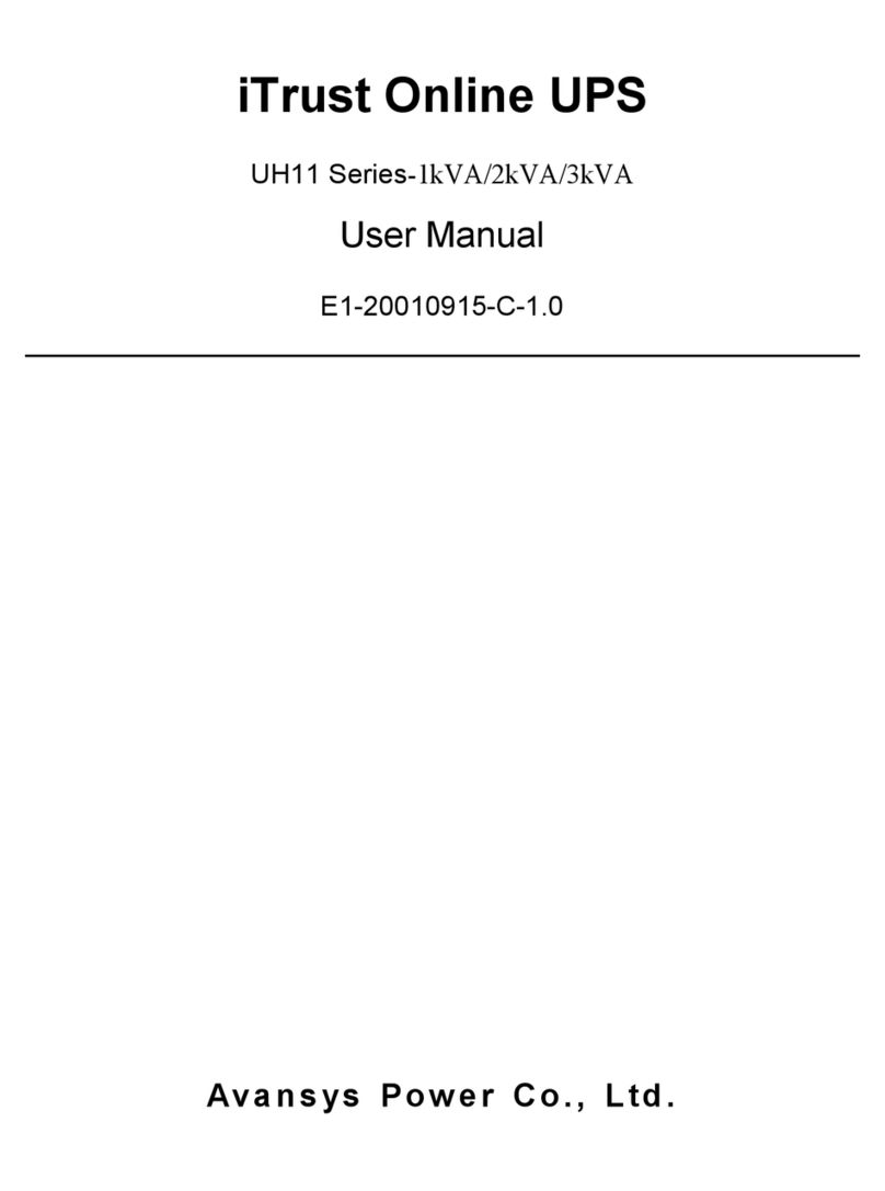 Avansys Power iTrust UH11-0030L user manual