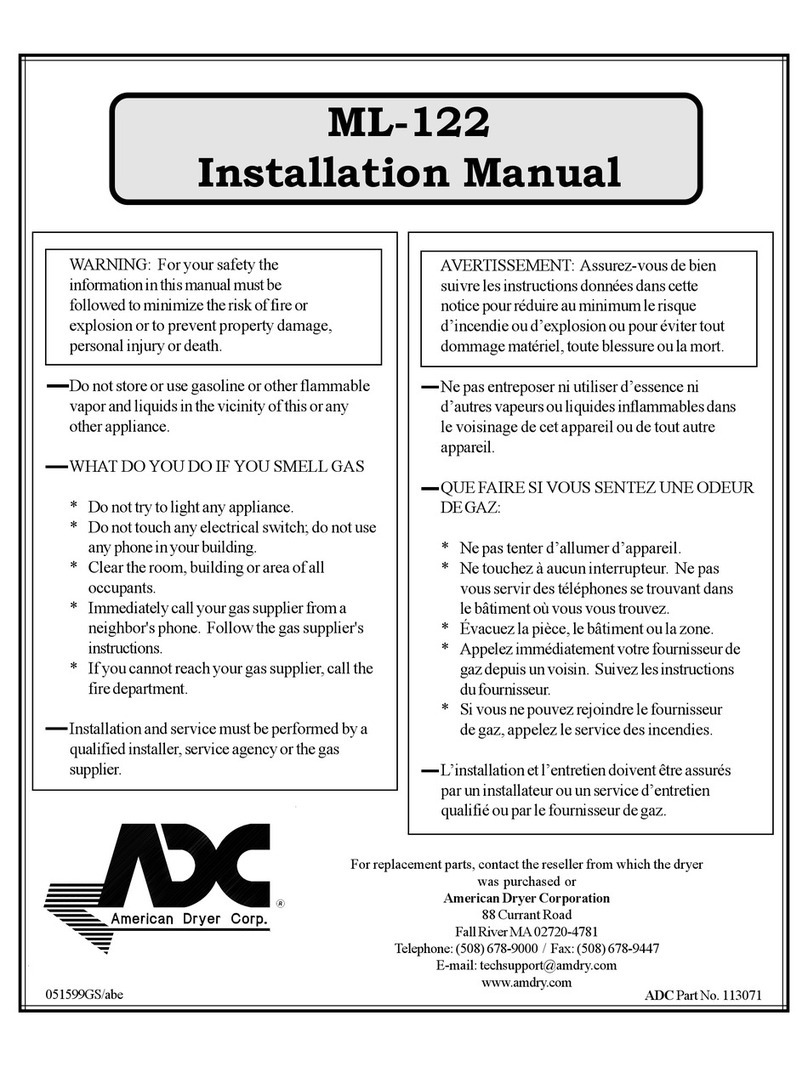 ADC ML-122 User manual