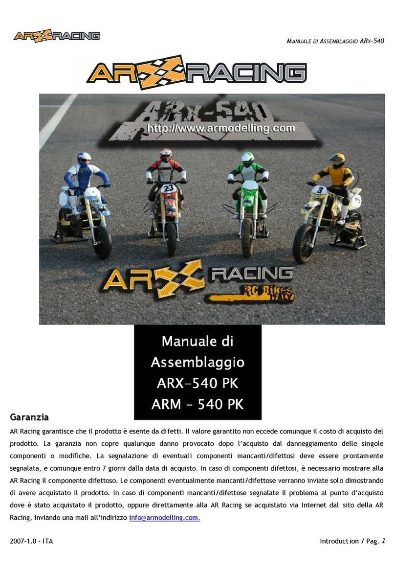ARX Racing ARX-540 PK Assembly manual