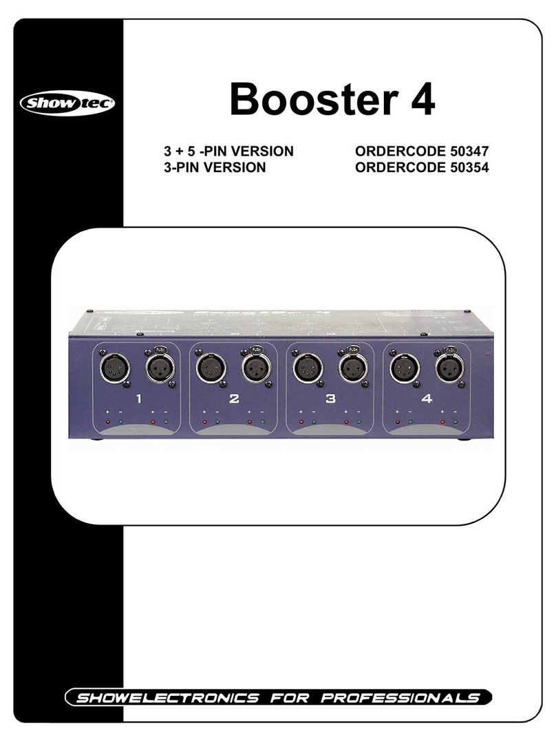 Show Tec Booster 4 user manual