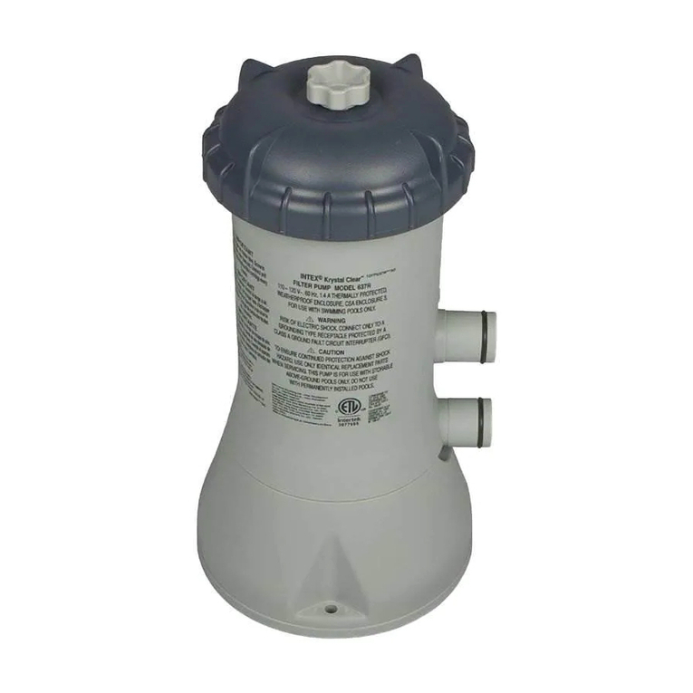 Intex Krystal Clear 637R User manual