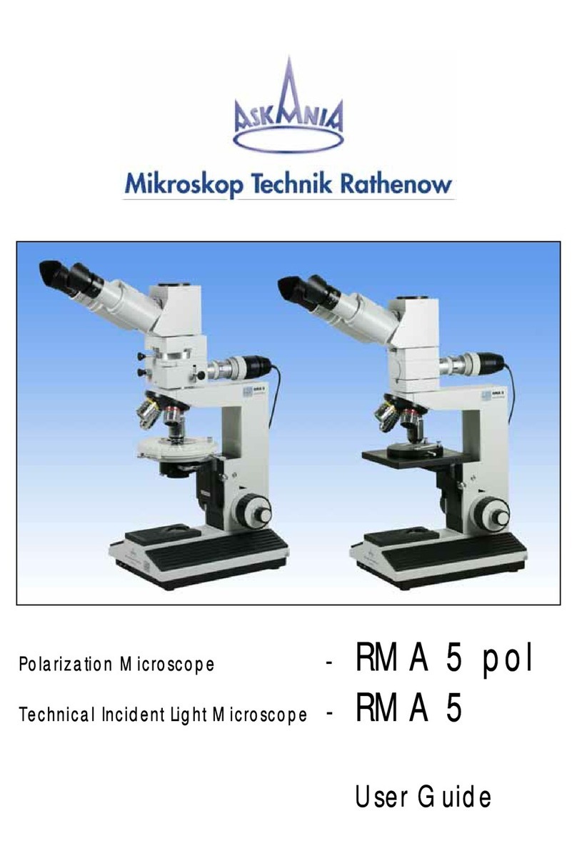 Mikroskop Technik Rathenow RMA 5 user guide