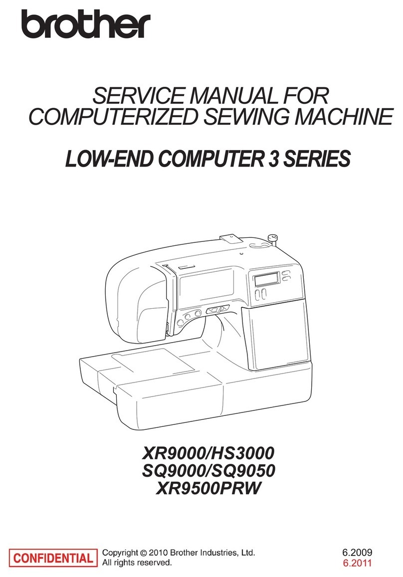 Brother XR-9000 Service manual
