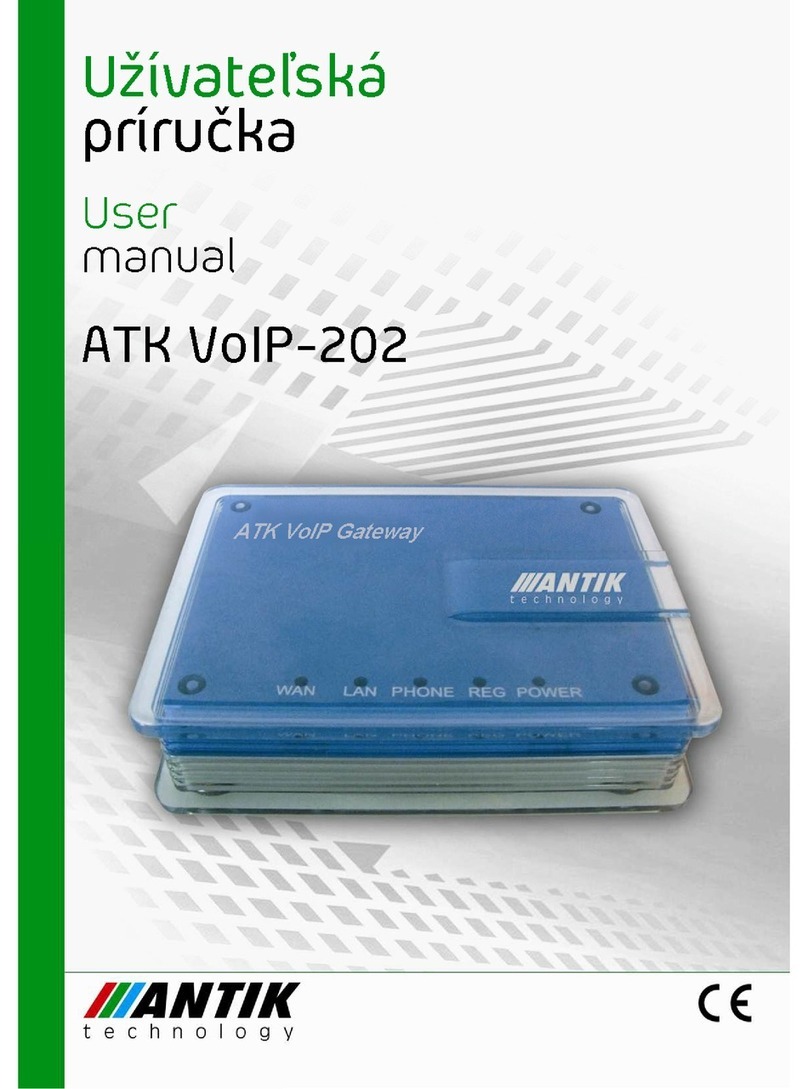 Antik ATK VoIP-202 user manual
