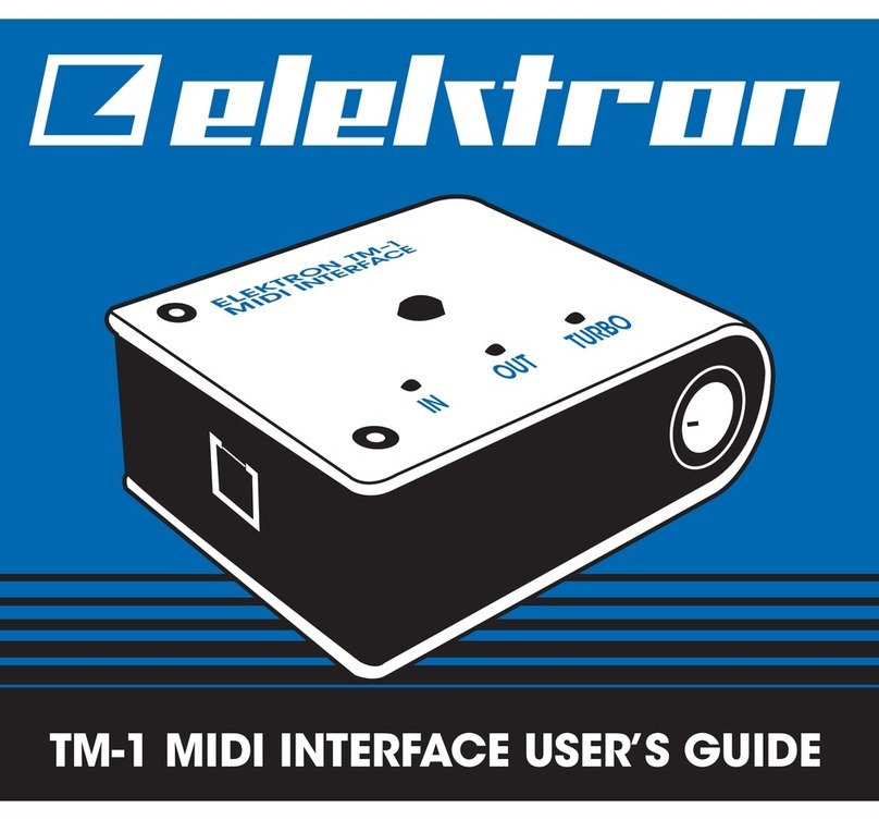 Elektron TM-1 user guide