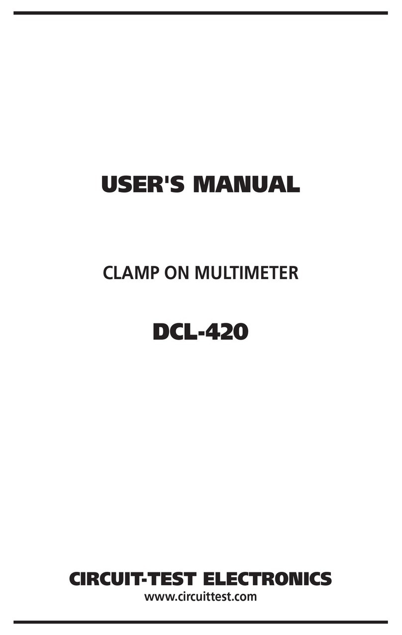 Circuit-test DCL-420 user manual