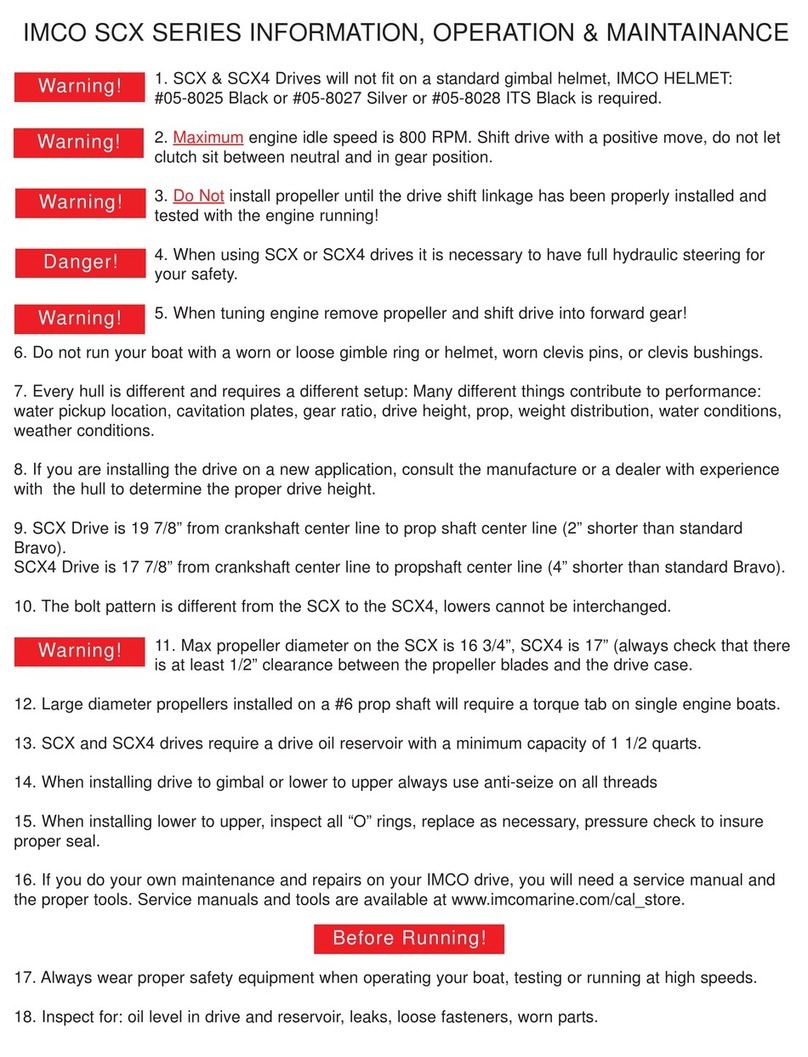 IMCO Xtreme Advantage scX4 Service manual