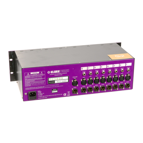 Klark Teknik Square one Operator's manual